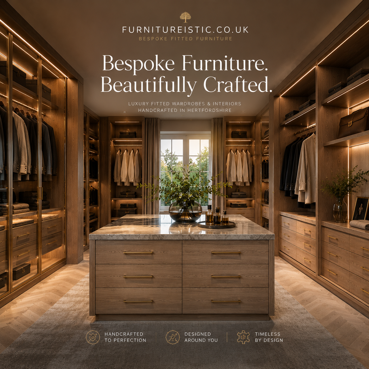 Furnitureistic bespoke fitted furniture Watford - studiu de caz AI Visibility